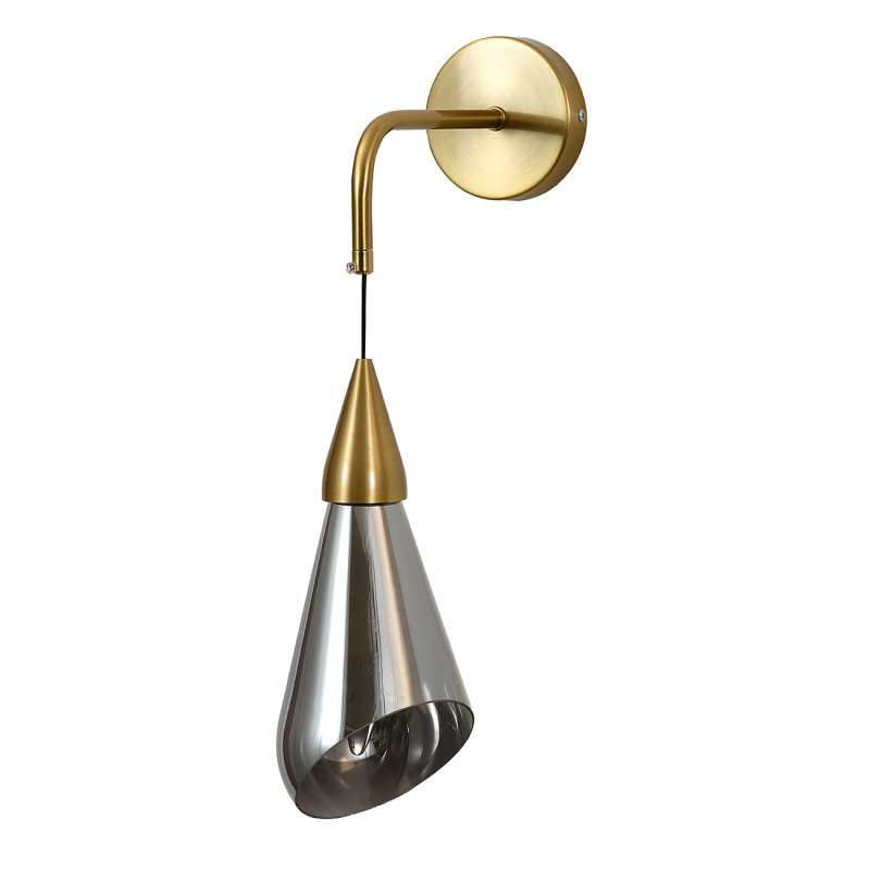 Бра 10,8*10,8*50 см, LED, 3W, 4000К, Indigo RIFLESSO V000109L золотой, 11049/1W Gold