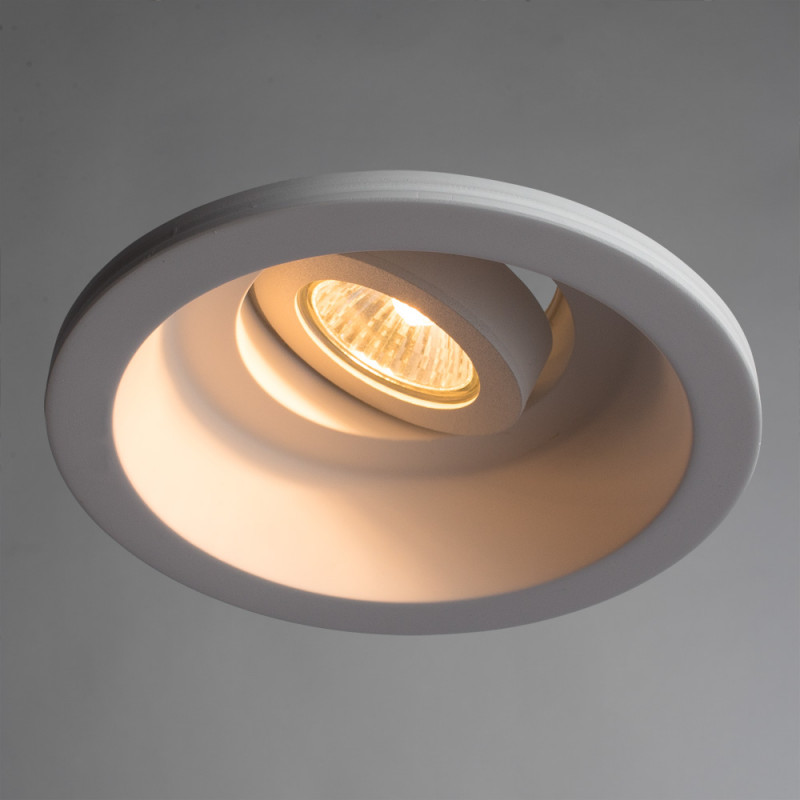 Светильник встраиваемый гипс Arte-Lamp INVISIBLE A9215PL-1WH,белый