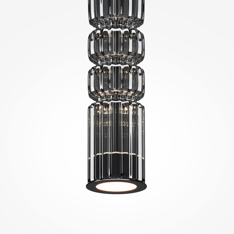 Подвесной светильник 8*8*384 см, LED, 12W, 3000К, Maytoni Ordo MOD272PL-L12B3K черный