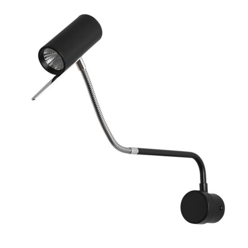 Бра 45*5*15 см, 1 LED*5W, 4000 К, Arte Lamp Sulafat A2423AP-5CC, Черный