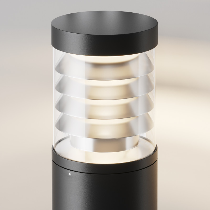 Садово-парковый светильник 13,4*65 см, LED, 12W, 3000К, Maytoni Spir O439FL-L12GF3K серый