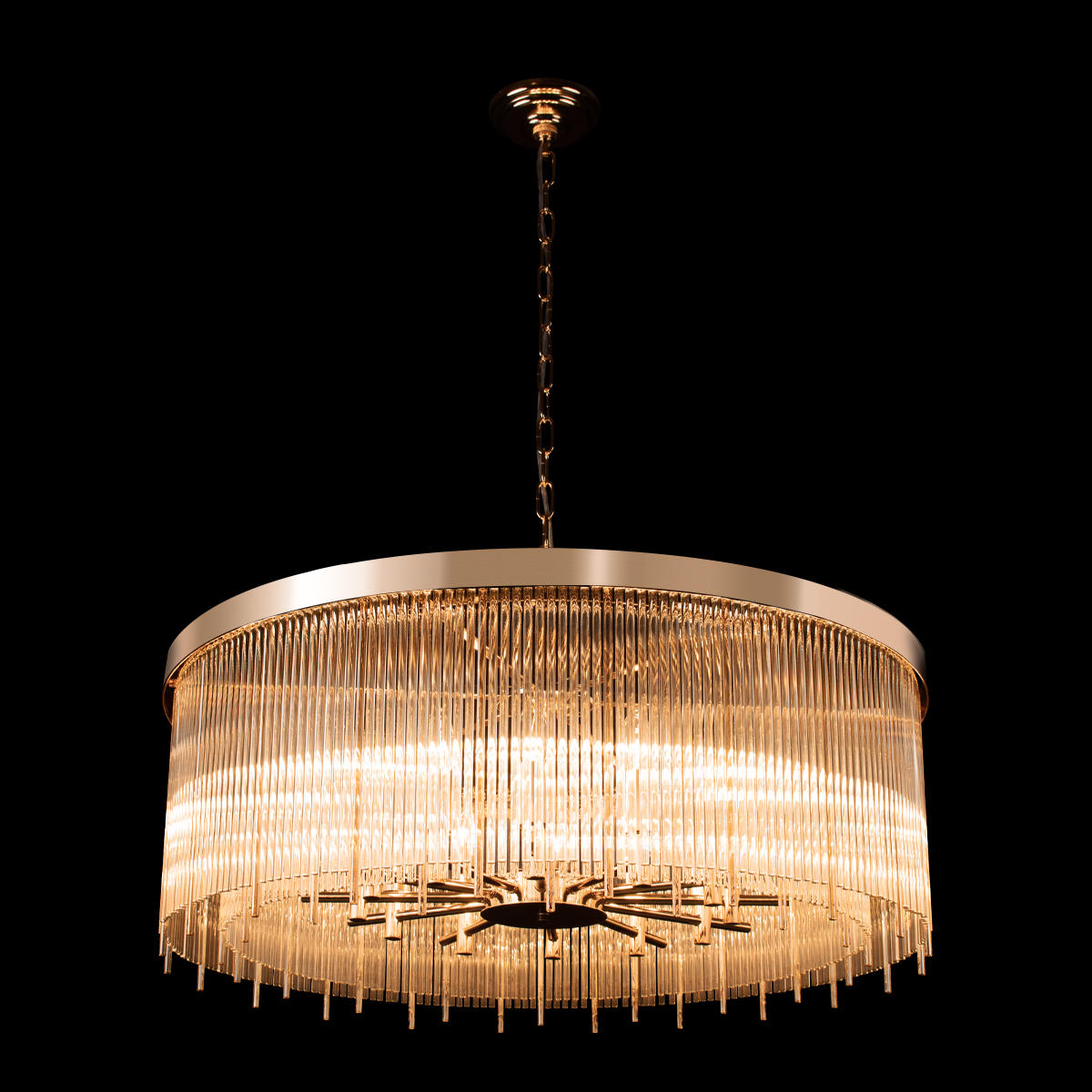 Подвесной светильник 80*30 см, 12*E14 LOFT IT Montana французское золото 10299/800 French gold