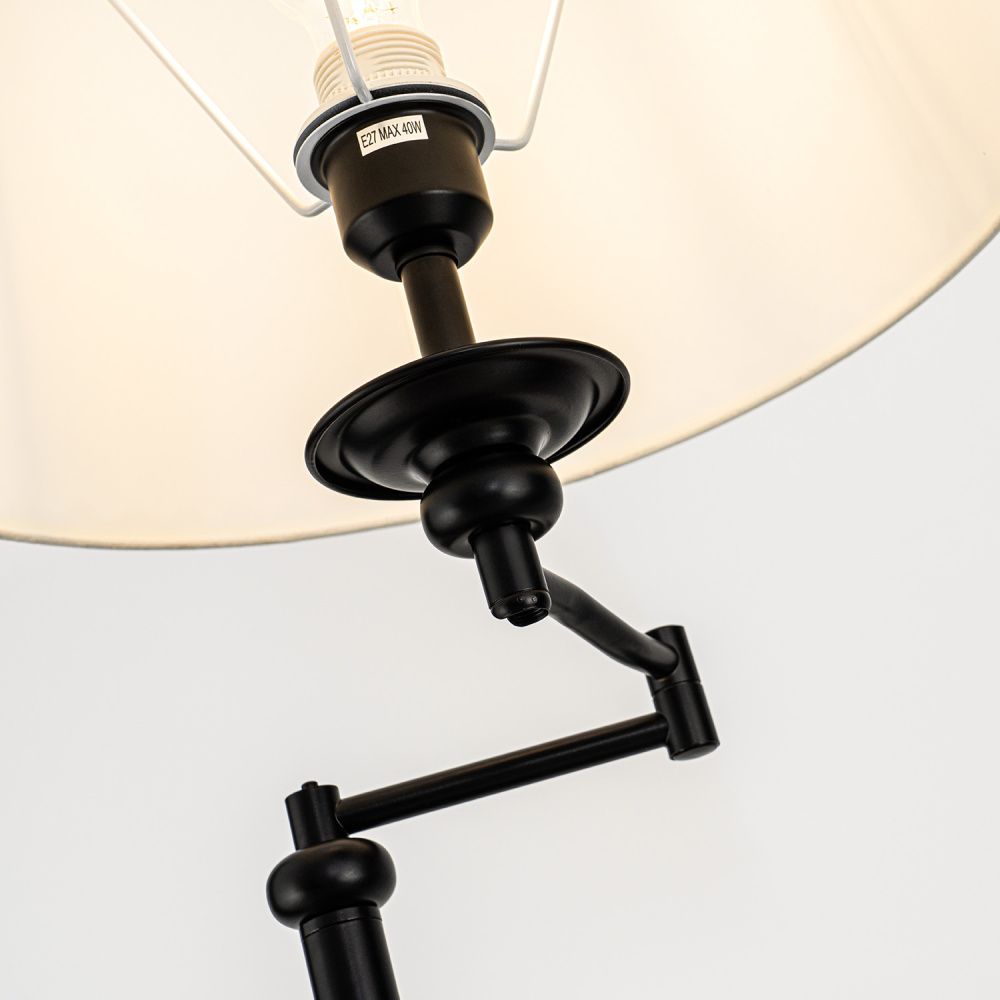 Торшер **-160 см, 1*Е27*60W, Modemodern  MD.8022.01FL, Чёрный