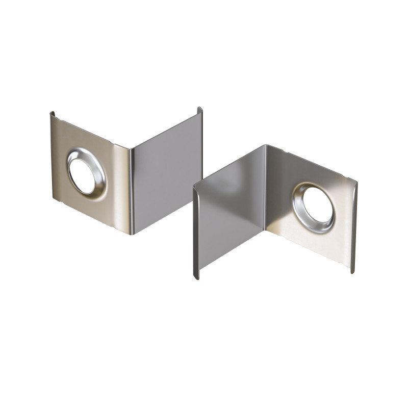 Комплект креплений (для профиля ALM009S) 10 шт.  15*15*6 мм Maytoni Led strip Серый ALM009MT