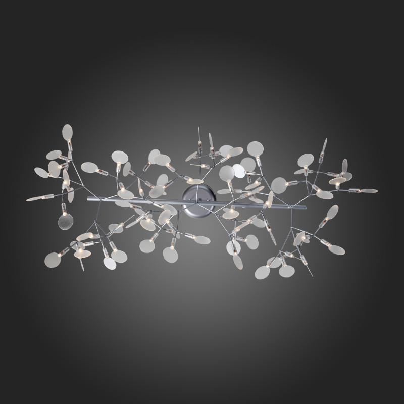 Люстра подвесная 100*32 см, 41W 3500K ST LUCE RAFINA SL379.103.81 Серебристый