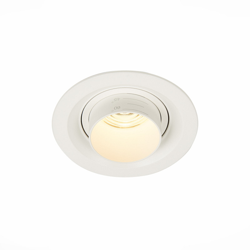 Встраиваемый светильник Zoom 9 см, 7W 3000K ST LUCE Встраиваемые светильники ST701.538.07 Белый
