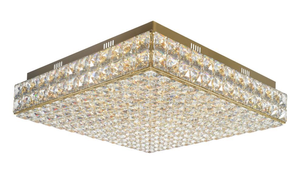 Люстра L580 x W580 x H130, мм, 160W 3000-6000K, GD (Золото) NewRgy 6098E/160W GD