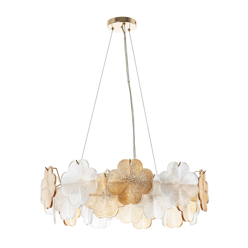 Люстра 60*22 см, 7 E14*40W,  К, Arte Lamp Mallika A4077SP-7GO, Золото