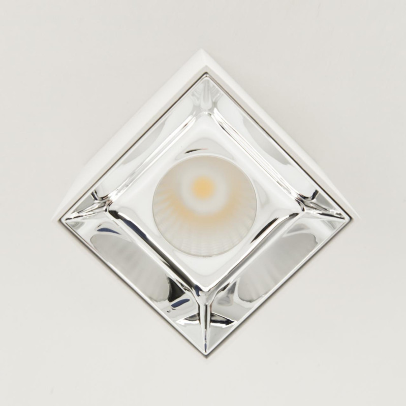 Светильник 8*8 см, 12W LED, 3500K, Citilux Старк CL7440202, белый-хром
