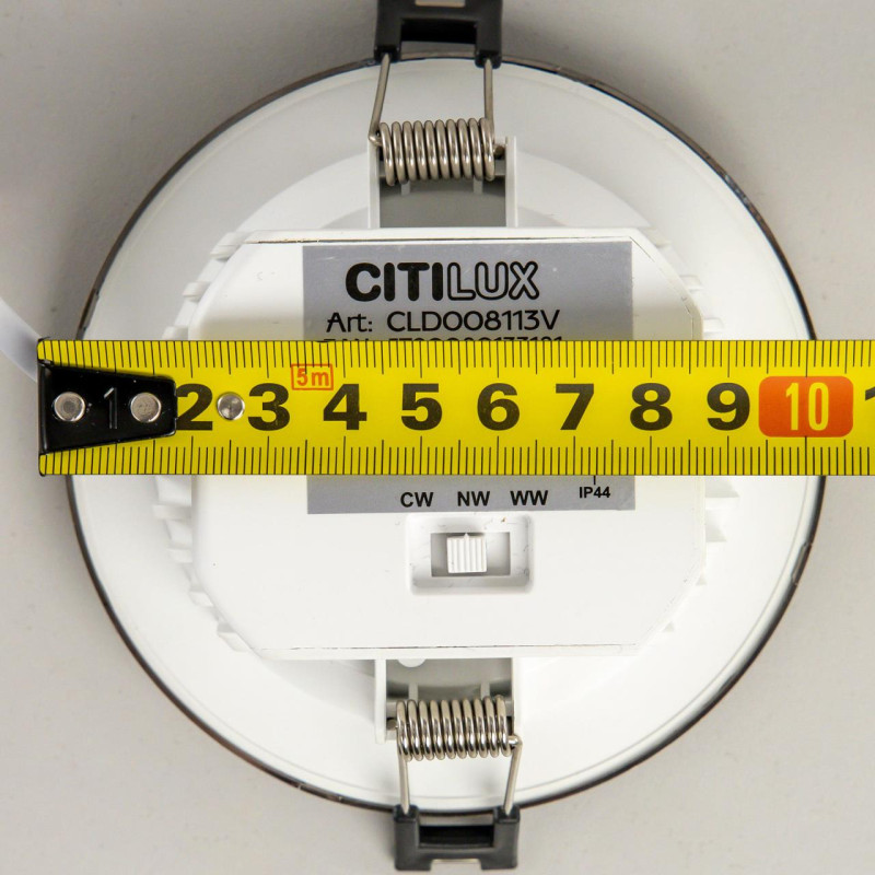 Светильник встроенный 11*4,2 см, LED*7 W, 3000-5500-4000 К, Бронза Citilux Акви CLD008113V
