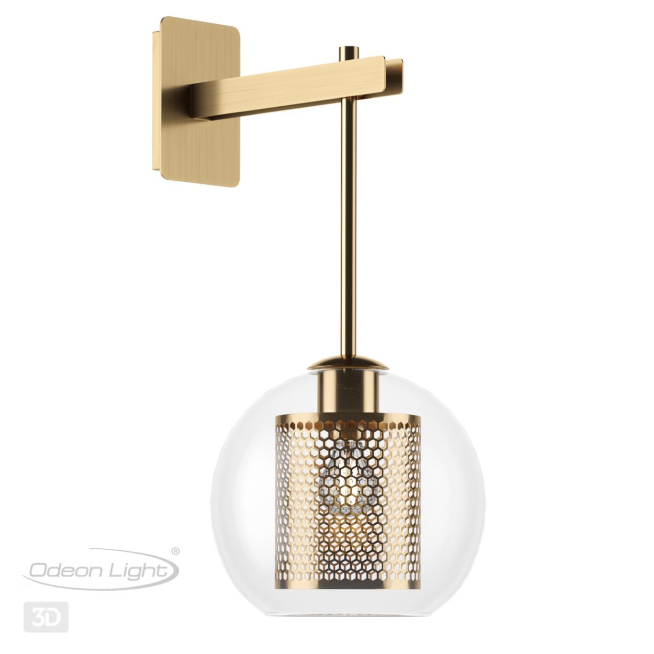 Бра Odeon Light Clocky 4939/1W Бронза