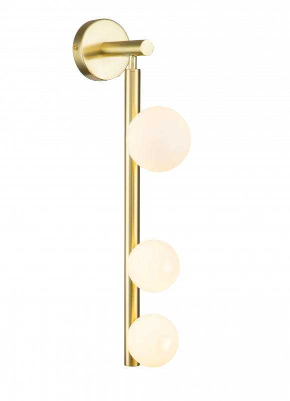 Настенный светильник 220*100*550 мм, 3*G9 золото Indigo Flusso V000229, 11025/3W Gold