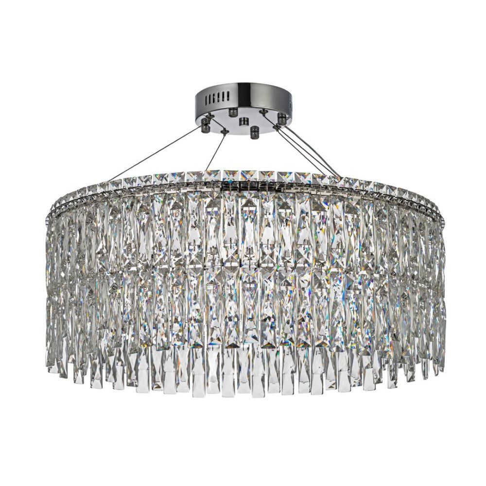 Люстра подвесная *60* см, Led лента*LED*68W, 3000/6000K, Arti Lampadari Ovindoli Nickel Ovindoli L 1.5.60.100 N, Никель