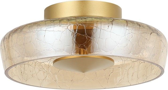 Люстра потолочная 30 см, 15W, 3000K, Stilfort 4046/05/01C, золото