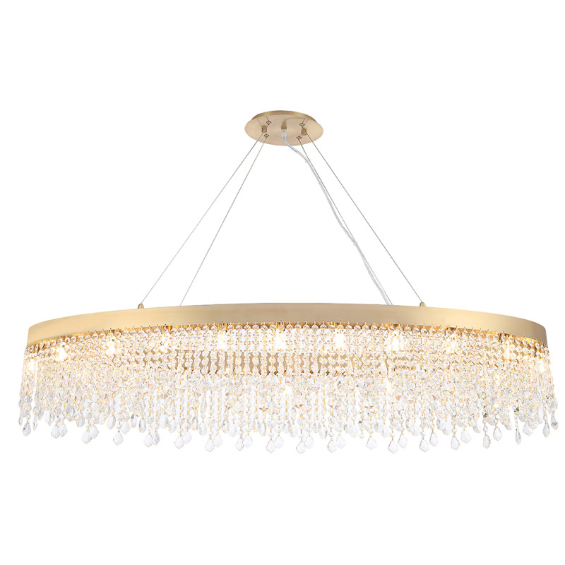 Светильник 120*35 см (овал), Crystal Lux AQUA SP20, латунь