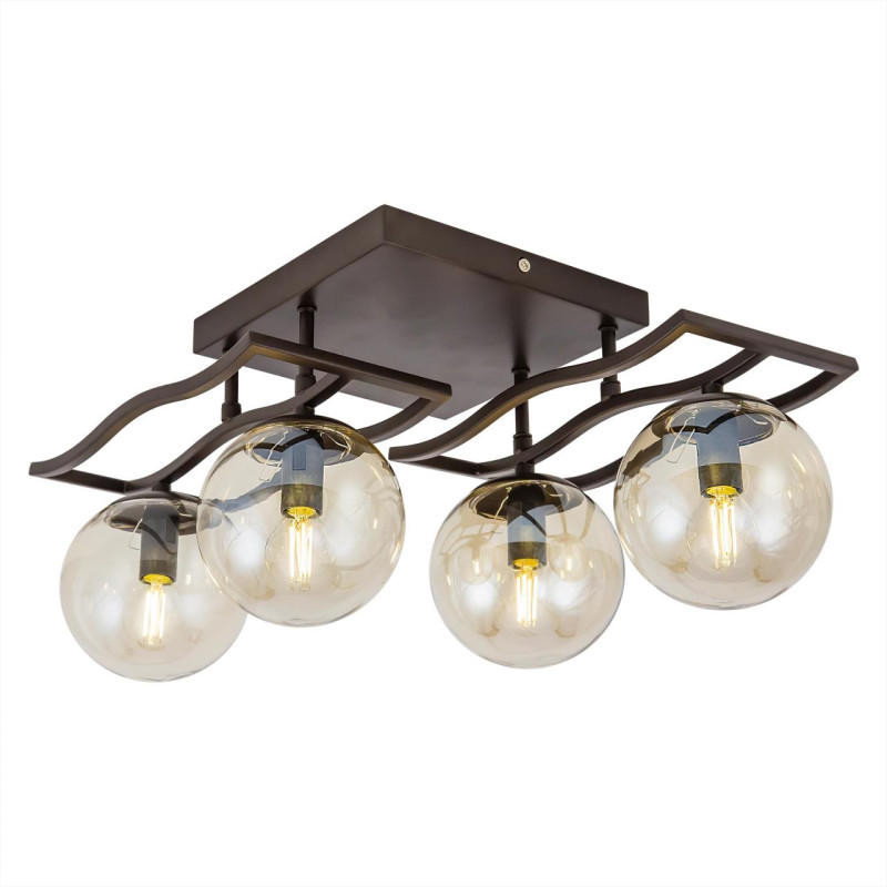Светильник Citilux Бриз CL106245, коричневый