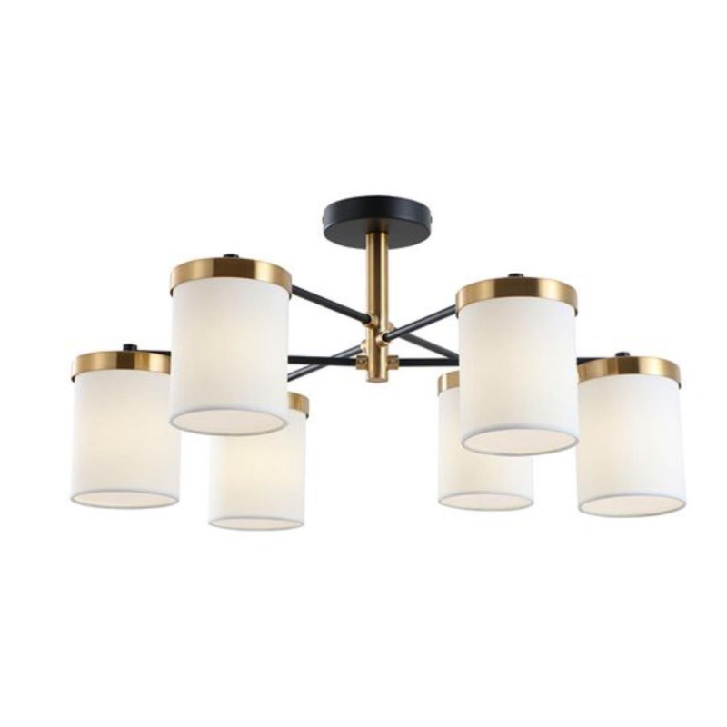Люстра потолочная 66*33 см, 6*E14 ARTE Lamp MODELLO A4099PL-6BK черный