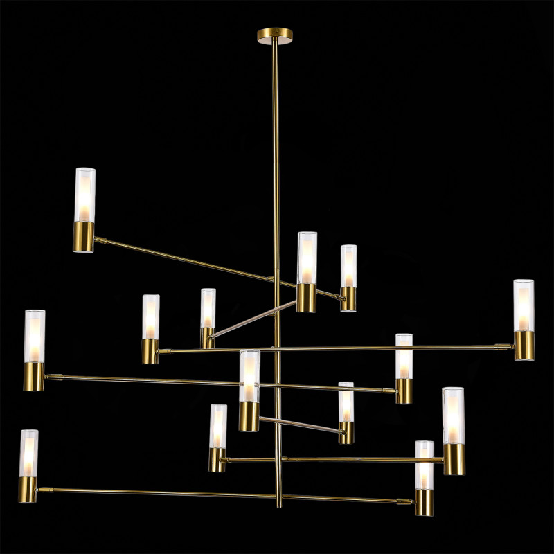 Люстра потолочная 145 см, 4000K, St luce Vitra SL1239.303.14 Латунь