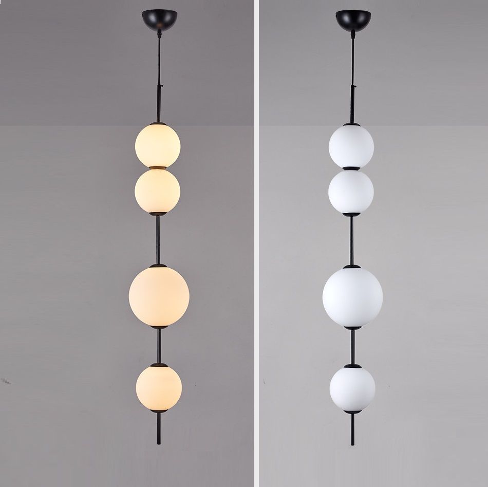 Светильник DZN-5270 BLACK / ЧЕРНЫЙ  D200*1030/H1200/4/LED/20W/4000K (120+120+120+150mm) BAALL2 24-05