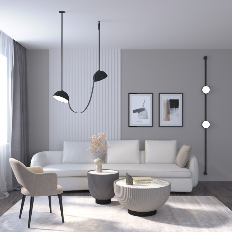 Светильник на шине 22*11,7 см, LED * 24W, 4000K, Denkirs Belty Flow DK5560-BK, черный