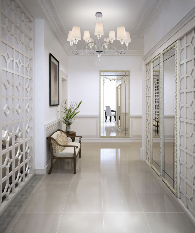 Подвесная люстра Maytoni Florero MOD078PL-09CH, диаметр 100 см, хром