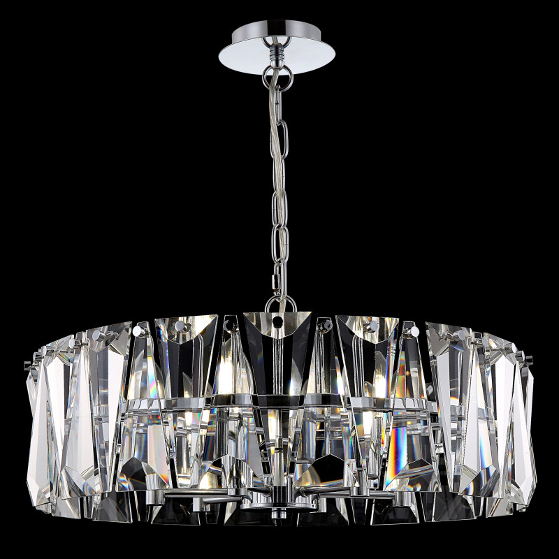 Подвесная люстра Maytoni Puntes MOD043PL-06CH, диаметр 52 см, хром