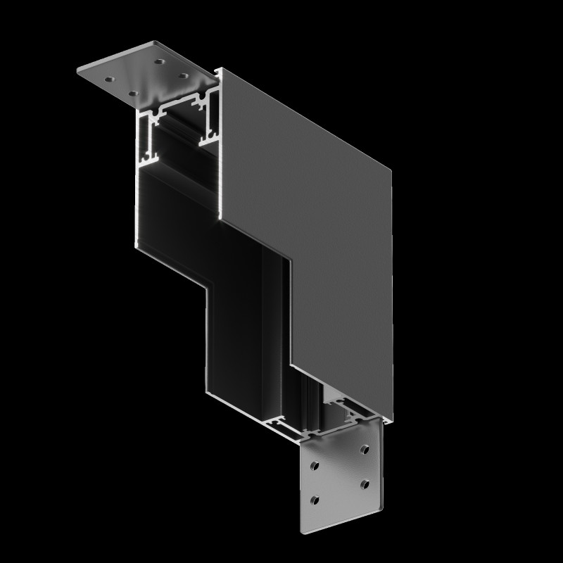 Комплектующие для накладной трековой системы Maytoni Technical Magnetic track system S35 TRA004ICL-21B черныйIP 20