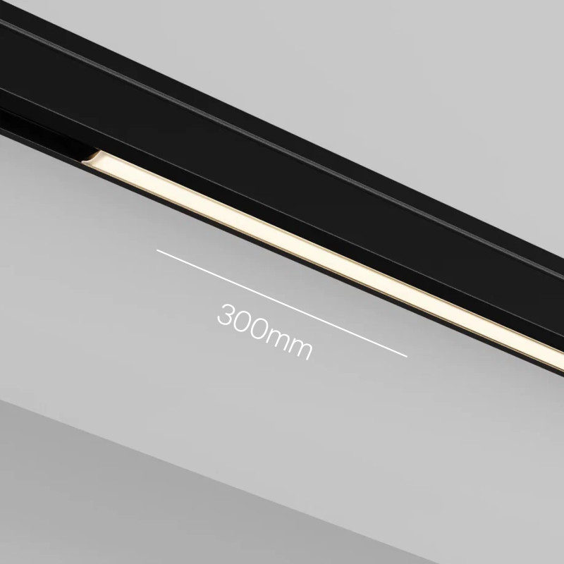 Трековый светильник 0,5*30*1,2 см, LED 5W 3000K 100° Maytoni Technical Basis Exility TR190-1-5W3K-B черный