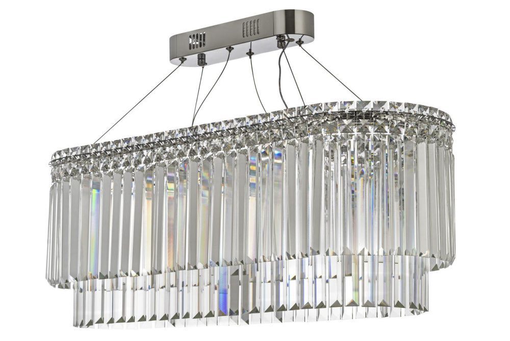 Люстра подвесная **30 см, Led лента*LED*100W, 3000/6000K, Arti Lampadari Ovindoli Gold Ovindoli L 1.5.80X30.101 N, Никель