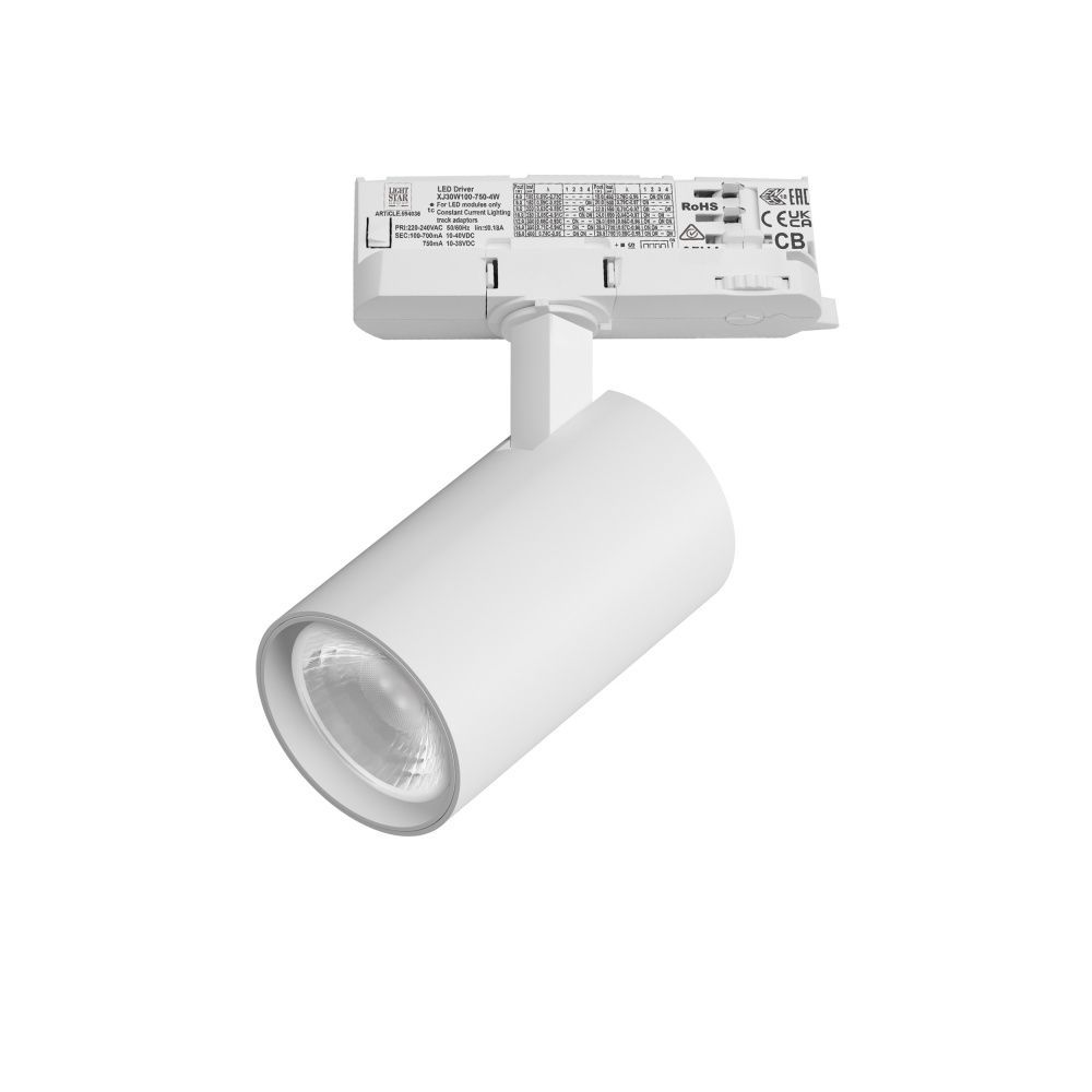 Светильник QUATTRO с адаптером *6,2*10,8 см, *15W, 4000K, Lightstar Alta Base A5146QT36G, Белый