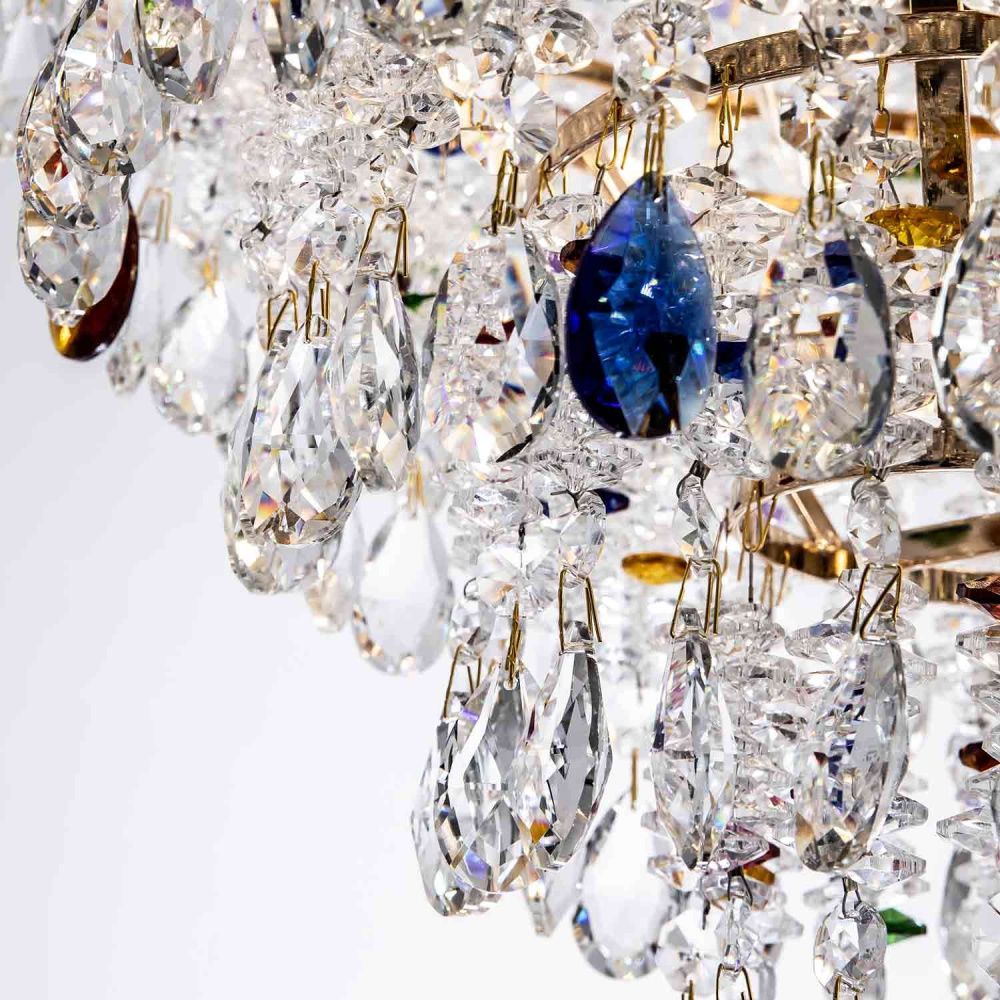 Подвесная люстра 60*60*105 см, Е14 12x40ВтW, Золото MODELUX ML.850.12