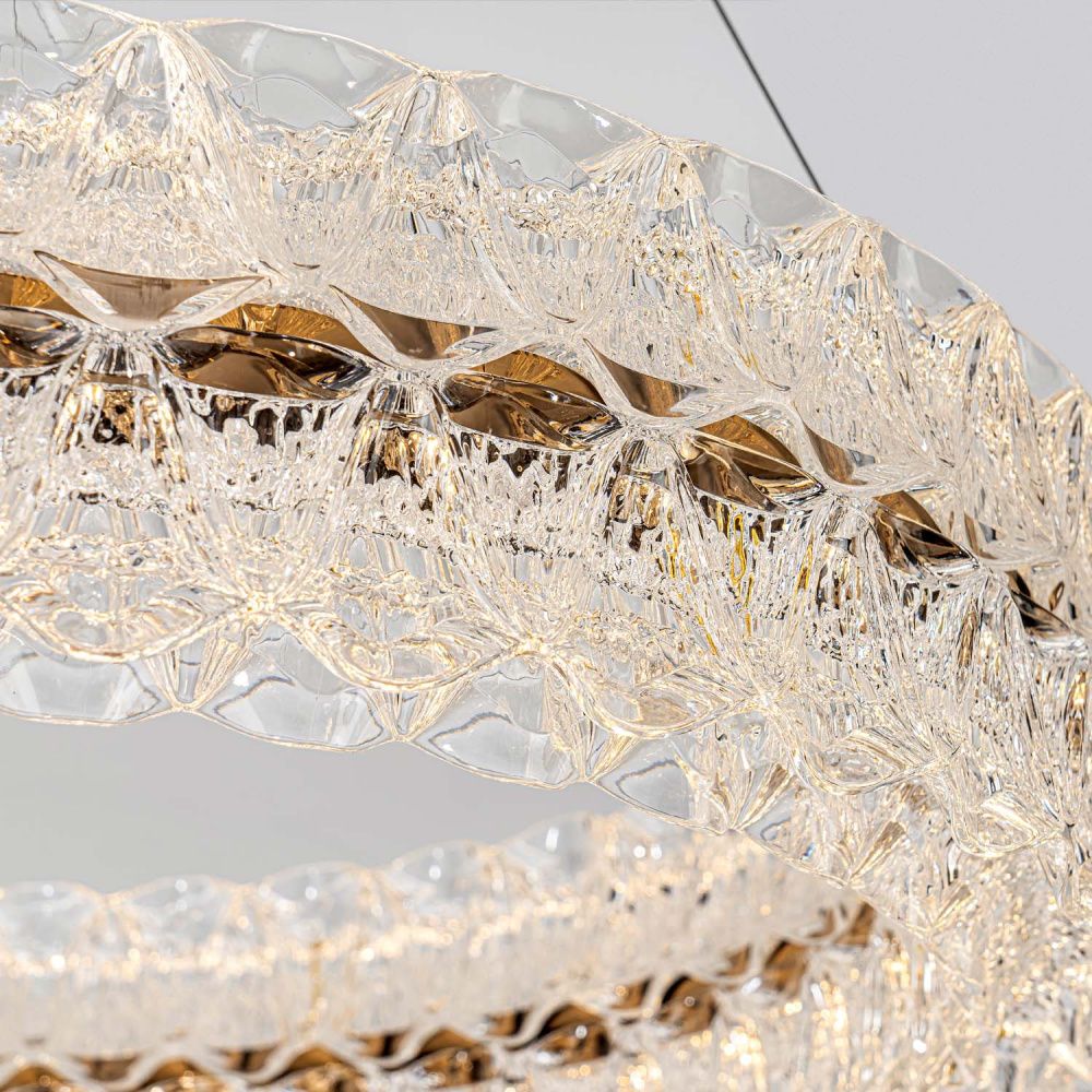 Люстра *60*13 см, LED*45W, 3000-6000K, Modelux  ML.8185.600 GD, Золото