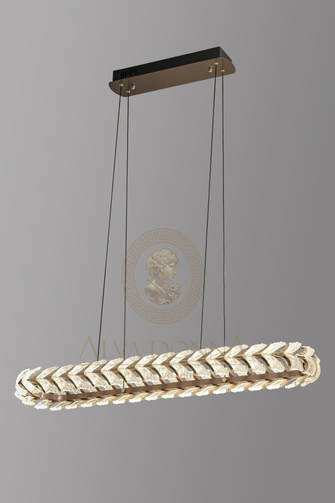 Люстра 78133-С1200, L1200* / H100 LED, 100W, 3000-6000KK, Alva Donna, Золото