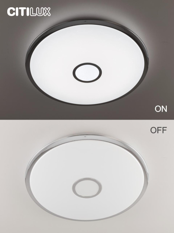 Светильник 67 см, 100W, 3000-5500К, 9600Lm, 31 м2 Citilux Старлайт Смарт CL703A100G, белый