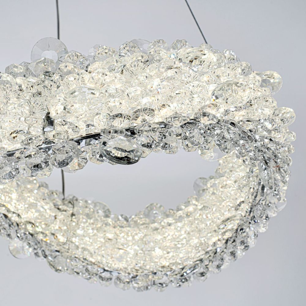 Подвесной светильник 30*32*12/145 см, 3000-6000K LED 28W MODESTYLE MS.5003.300 CR хром