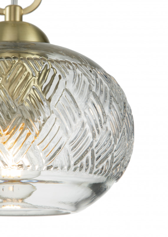 Подвесной светильник 180*180*265/1780 мм, 1*E27 золотой Indigo Pizzo V000290, 13007/C/1P Gold