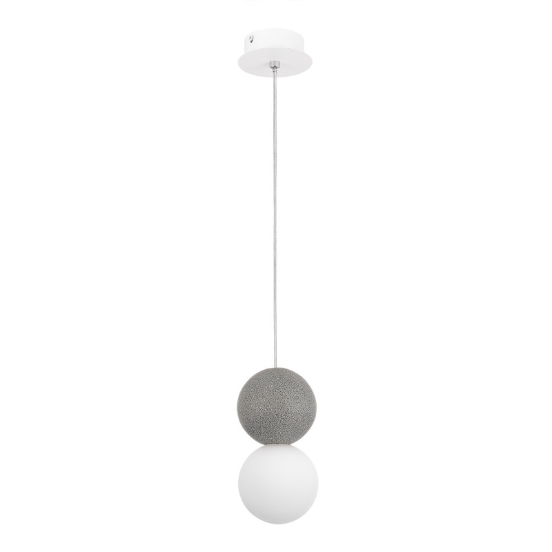 Светильник подвесной 10* см, G9*1*5W, 4000K, St Luce Estruzzo SL1512.513.01, Серый