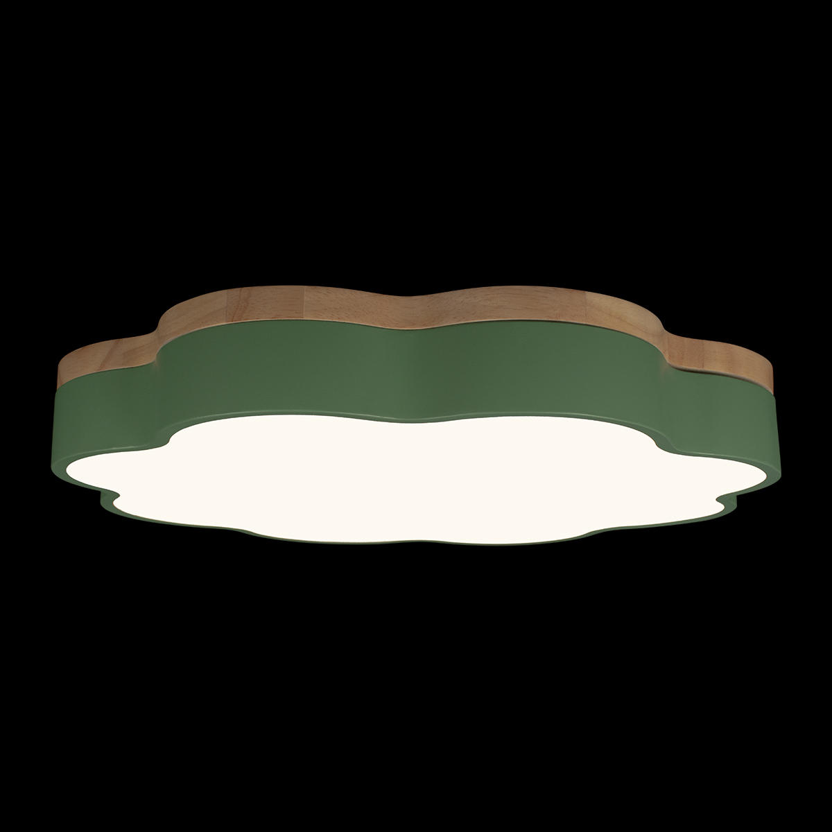 Потолочный светильник 50*7 см, 1*LED*36W 4000K зеленый LOFT IT Axel 10225/36 Green