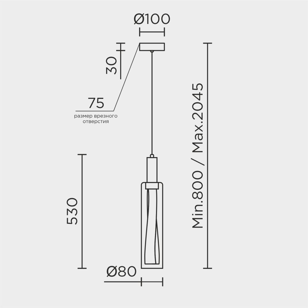 Подвесной светильник MODELUX ML.88930.1 GD