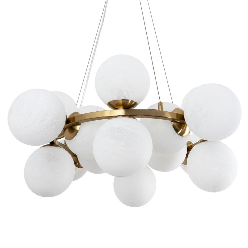 Подвесной светильник 70*60/120 см, 16*Е14 MODESTYLE MS.6117.16 BS латунь