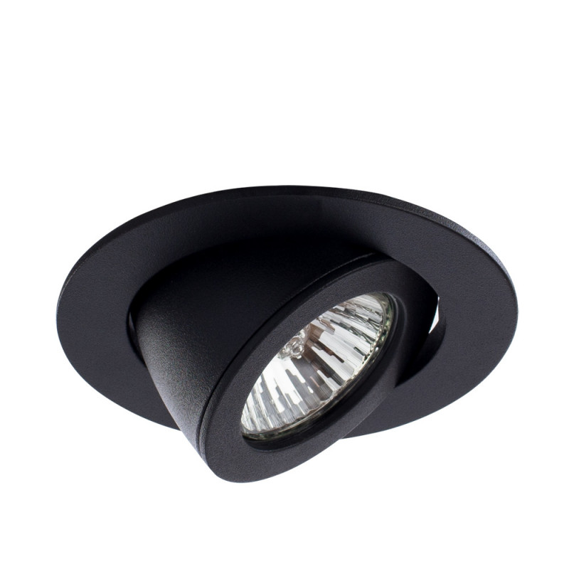 Врезной светильник Arte Lamp Cromo A4009PL-1BK, черный