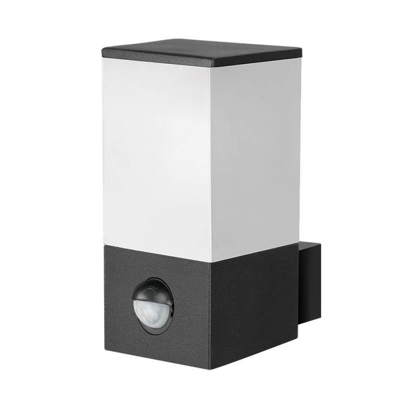Уличный светильник 13*9*24 см, 1*E27 черный Arte Lamp Plate A3711AL-1BK