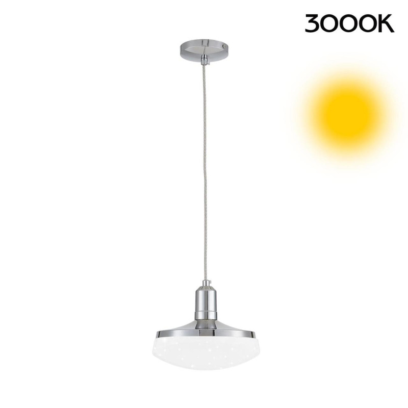 Подвесной светодиодный светильник Citilux Тамбо CL716111Wz LED,хром,диаметр 21.5 см