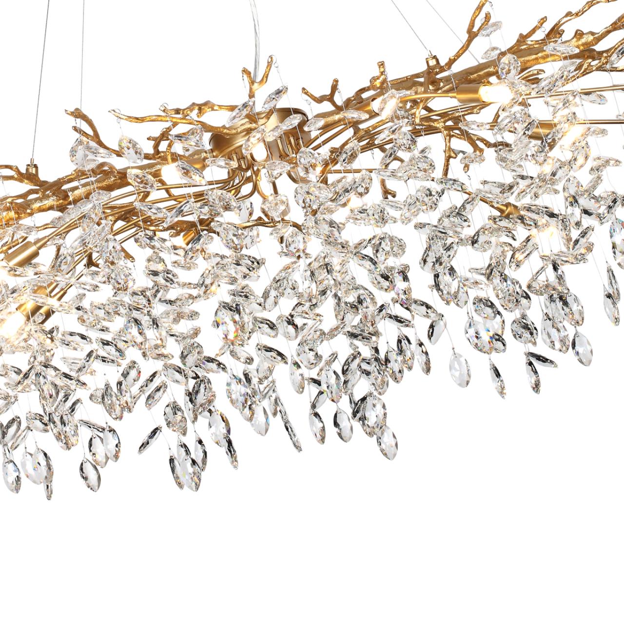 Люстра 150*48*150 см, 16 G9*40W, Odeon Light Delica, античная бронза 4969/16