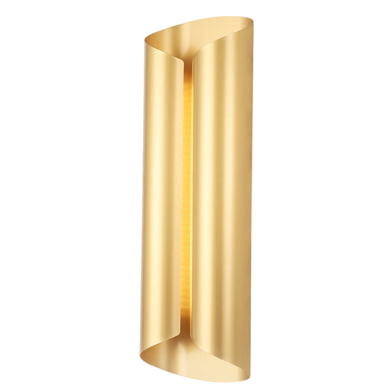 Бра 45 см, 20W, 3000K, Crystal Lux SELENE AP20 LED BRASS, латунь