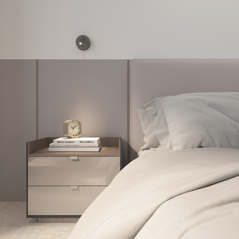 Бра 10,4*6,8 см, 3W, 3000К, Denkirs SHINE WALL DK5072-DN никель