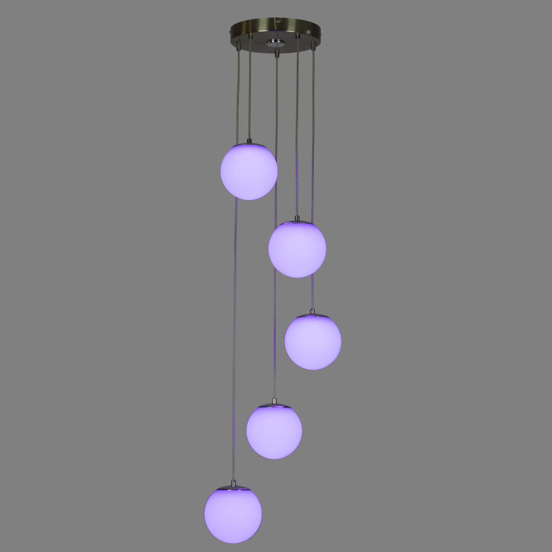 Люстра 45*120 см, LED*60W, 3000-5500К, 6000Lm, 22 м2 Матовый хром Citilux Адам CL228A051