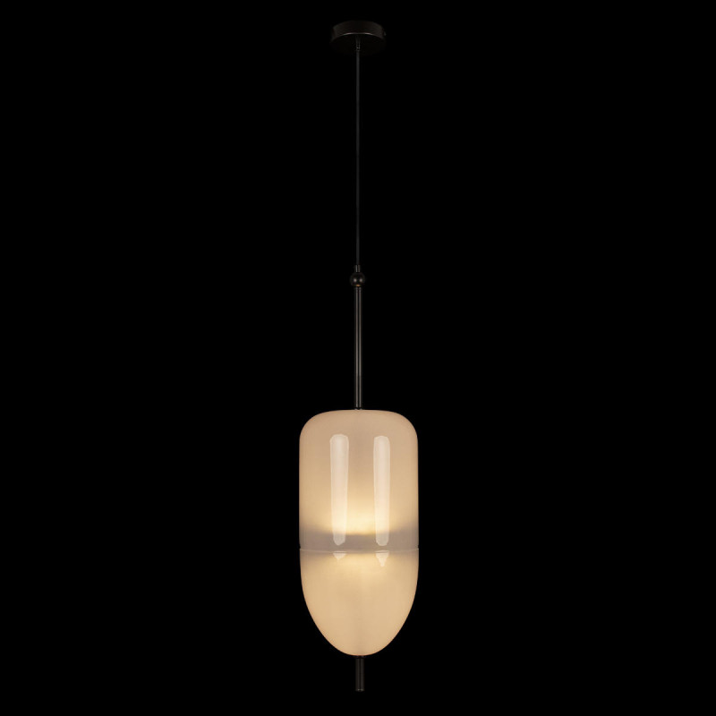 Подвесной светильник 20 см, 1*LED*16W 3000K черный Loft It Venice 10223/B White