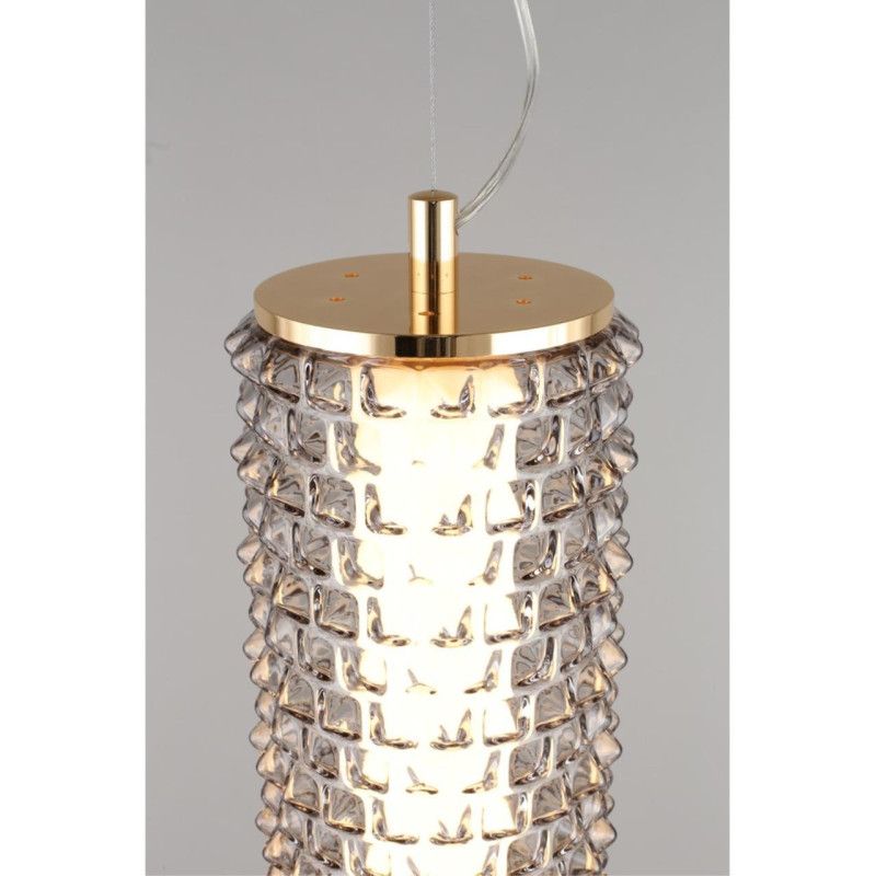 Подвесной светильник 15*105-210 см, 1*LED, 29W, 3000K, Aployt Ozann APL.331.16.29, золотой