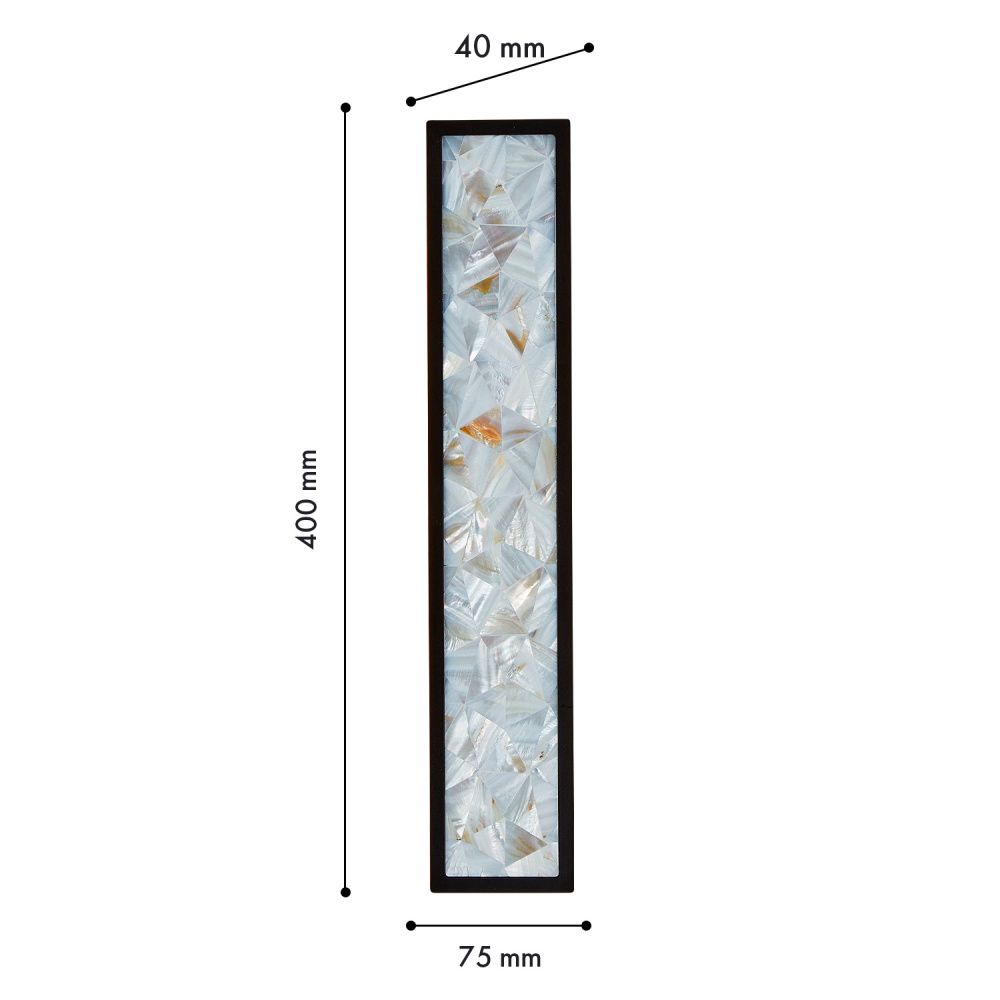 Бра *7,5*40-40 см, 1*LED*20W, 3000K, Favourite Primum 4857-1W, черный